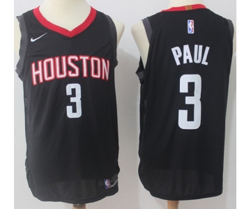 Nike Houston Rockets #3 Chris Paul Black NBA Authentic Statement Edition Jersey