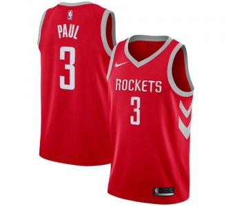 Nike Houston Rockets #3 Chris Paul Red NBA Swingman Icon Edition Jersey