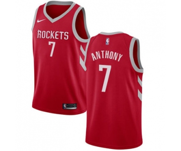 Nike Houston Rockets #7 Carmelo Anthony Red NBA Swingman Icon Edition Jersey