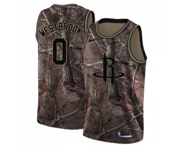 Nike Rockets #0 Russell Westbrook Camo NBA Swingman Realtree Collection Jersey