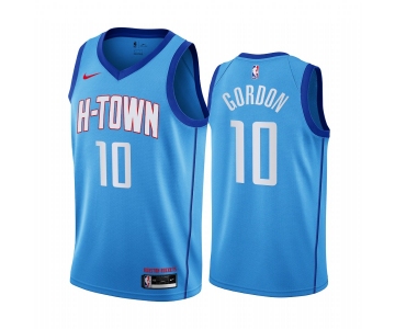 Nike Rockets #10 Eric Gordon Blue NBA Swingman 2020-21 City Edition Jersey