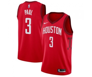 Nike Rockets #3 Chris Paul Red NBA Swingman Earned Edition Jersey