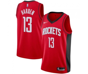 Rockets #13 James Harden Red Basketball Swingman Icon Edition 2019-2020 Jersey