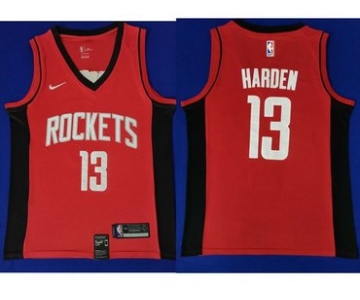 Rockets #13 James Harden Red Basketball Swingman Limited Edition Jersey