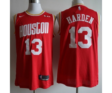 Rockets 13 James Harden Red Nike Retro Swingman Jersey