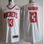 Rockets 13 James Harden White Nike Swingman Jersey