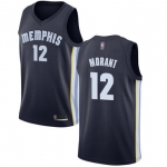 Grizzlies #12 Ja Morant Navy Blue Basketball Swingman Icon Edition Jersey