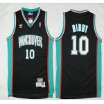 Memphis Grizzlies #10 Mike Bibby Black Hardwood Classics Soul Swingman Throwback Jersey