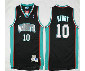 Memphis Grizzlies #10 Mike Bibby Black Hardwood Classics Soul Swingman Throwback Jersey