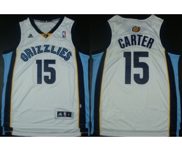 Memphis Grizzlies #15 Vince Carter Revolution 30 Swingman White Jersey