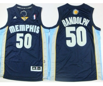 Memphis Grizzlies #50 Zach Randolph Revolution 30 Swingman Navy Blue Jersey