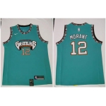 Men's Memphis Grizzlies #12 Ja Morant Green Nike 2019 ABA Hardwood Classics Green Throwback Swingman Jersey