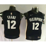 Men's Memphis Grizzlies #12 Tyreke Evans New Navy Blue 2017-2018 Nike Swingman Stitched NBA Jersey