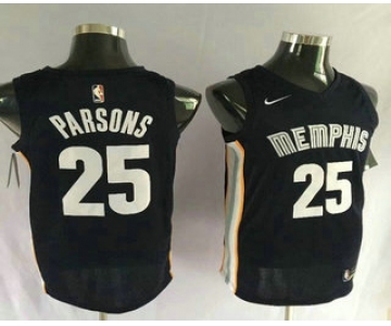 Men's Memphis Grizzlies #25 Chandler Parsons New Navy Blue 2017-2018 Nike Swingman Stitched NBA Jersey