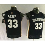 Men's Memphis Grizzlies #33 Marc Gasol New Navy Blue 2017-2018 Nike Swingman Stitched NBA Jersey