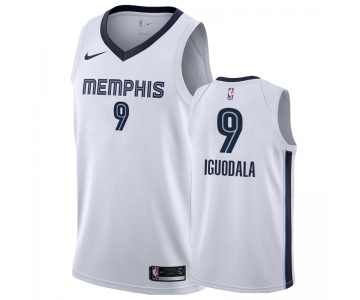 Nike Grizzlies #9 Andre Iguodala White Association Edition Men's NBA Jersey