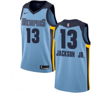 Nike Memphis Grizzlies #13 Jaren Jackson Jr. Light Blue NBA Swingman Statement Edition Jersey