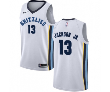 Nike Memphis Grizzlies #13 Jaren Jackson Jr. White NBA Swingman Association Edition Jersey