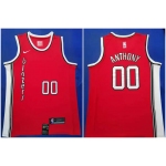 Blazers #00 Carmelo Anthony Red 2019-20 Nike Swingman Jersey