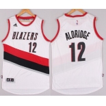 Portland Trail Blazers #12 LaMarcus Aldridge Revolution 30 Swingman 2014 New White Jersey