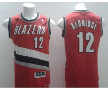 Portland Trail Blazers #12 LaMarcus Aldridge Revolution 30 Swingman Red Jersey