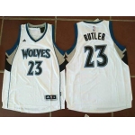 Men's Minnesota Timberwolves #23 Jimmy Butler White Stitched NBA adidas Revolution 30 Swingman Jersey