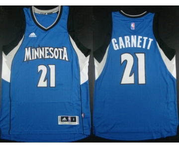 Minnesota Timberwolves #21 Kevin Garnett Revolution 30 Swingman 2014 New Blue Jersey