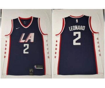 Clippers 2 Kawhi Leonard Black City Edition Nike Swingman Jersey