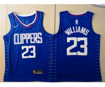 Clippers 23 Lou Williams Blue Nike Swingman Jersey