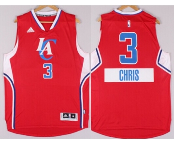 Los Angeles Clippers #3 Chris Paul Revolution 30 Swingman 2014 Christmas Day Red Jersey