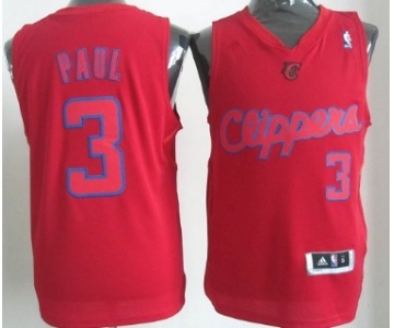 Los Angeles Clippers #3 Chris Paul Revolution 30 Swingman Red Big Color Jersey