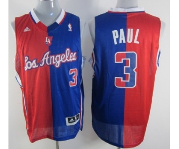 Los Angeles Clippers #3 Chris Paul Revolution 30 Swingman Red/Blue Two Tone Jersey