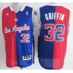 Los Angeles Clippers #32 Blake Griffin Revolution 30 Swingman Red/Blue Two Tone Jersey