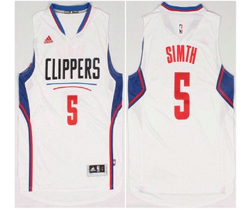 Los Angeles Clippers #5 Josh Smith Revolution 30 Swingman 2015 New White Jersey