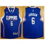 Los Angeles Clippers #6 DeAndre Jordan Blue Alternate Stitched NBA Jersey