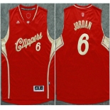 Los Angeles Clippers #6 DeAndre Jordan Revolution 30 Swingman 2015 Christmas Day Red Jersey