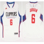 Los Angeles Clippers #6 DeAndre Jordan Revolution 30 Swingman 2015 New White Jersey