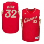 Men's Los Angeles Clippers #32 Blake Griffin Revolution 30 Swingman 2015 Christmas Day Red Jersey