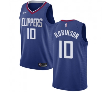 Nike Clippers #10 Jerome Robinson Blue NBA Swingman Icon Edition Jersey