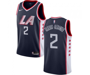 Nike Clippers #2 Shai Gilgeous-Alexander Navy NBA Swingman City Edition 2018-19 Jersey