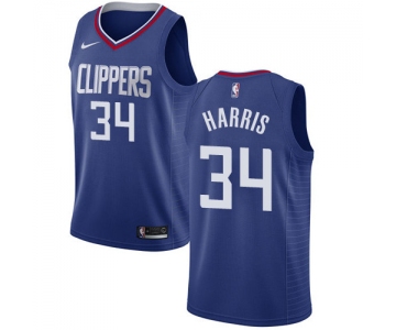 Nike Clippers #34 Tobias Harris Blue NBA Swingman Icon Edition Jersey