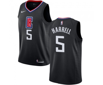 Nike Clippers #5 Montrezl Harrell Black NBA Swingman Statement Edition Jersey