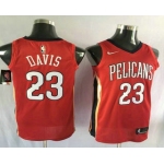 Men's New Orleans Pelicans #23 Anthony Davis New Red 2017-2018 Nike Swingman Stitched NBA Jersey