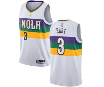 Pelicans #3 Josh Hart White Basketball Swingman City Edition 2018-19 Jersey