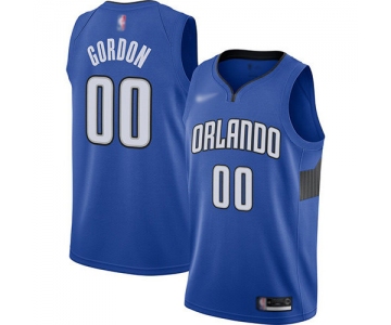 Magic #00 Aaron Gordon Blue Basketball Swingman Statement Edition 2019-2020 Jersey