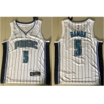 Magic 5 Mohamed Bamba White Nike Swingman Jersey