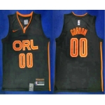 Men's Orlando Magic #00 Aaron Gordon Black 2020 City Edition NBA Swingman Jersey With The Sponsor Logo