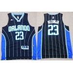 Men's Orlando Magic #23 Mario Hezonja Revolution 30 Swingman 2015 New Black Jersey