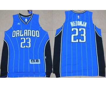 Men's Orlando Magic #23 Mario Hezonja Revolution 30 Swingman 2015 New Blue Jersey