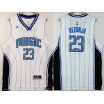 Men's Orlando Magic #23 Mario Hezonja Revolution 30 Swingman 2015 New White Jersey